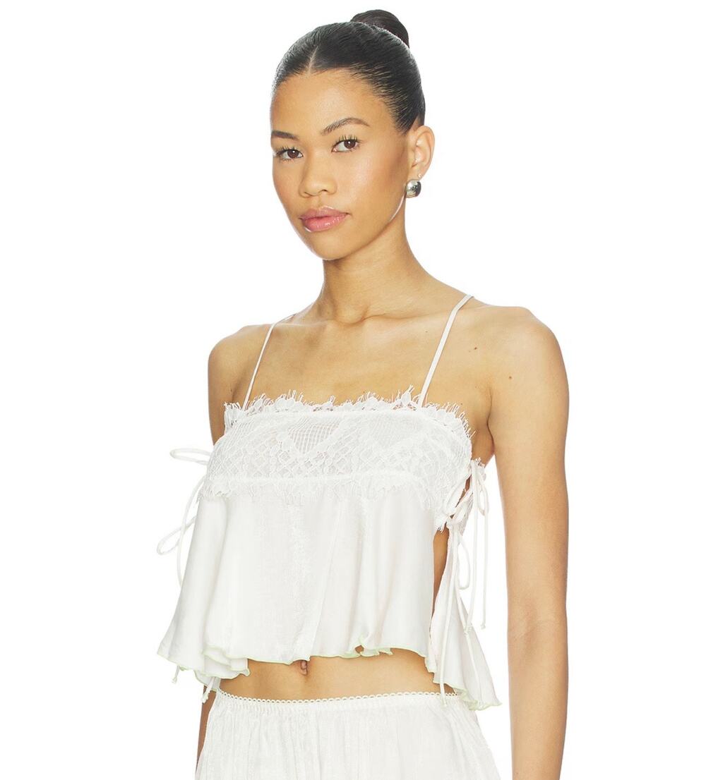 Free People Sweet Love Camisole XS Top - White Alyssum - New